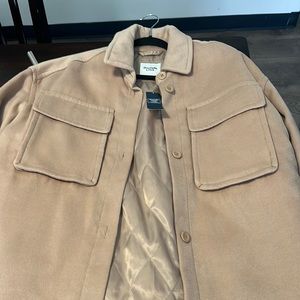 Abercrombie Oversized Cozy Shirt Jacket